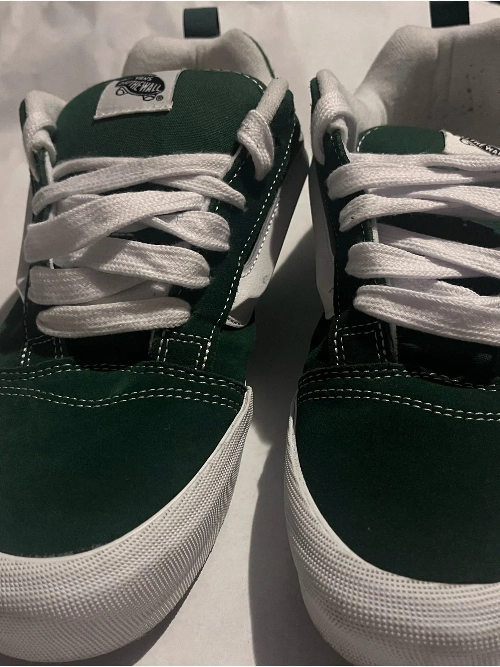 Vans Old Skool Men’s Low Top Sneakers in Green and White
